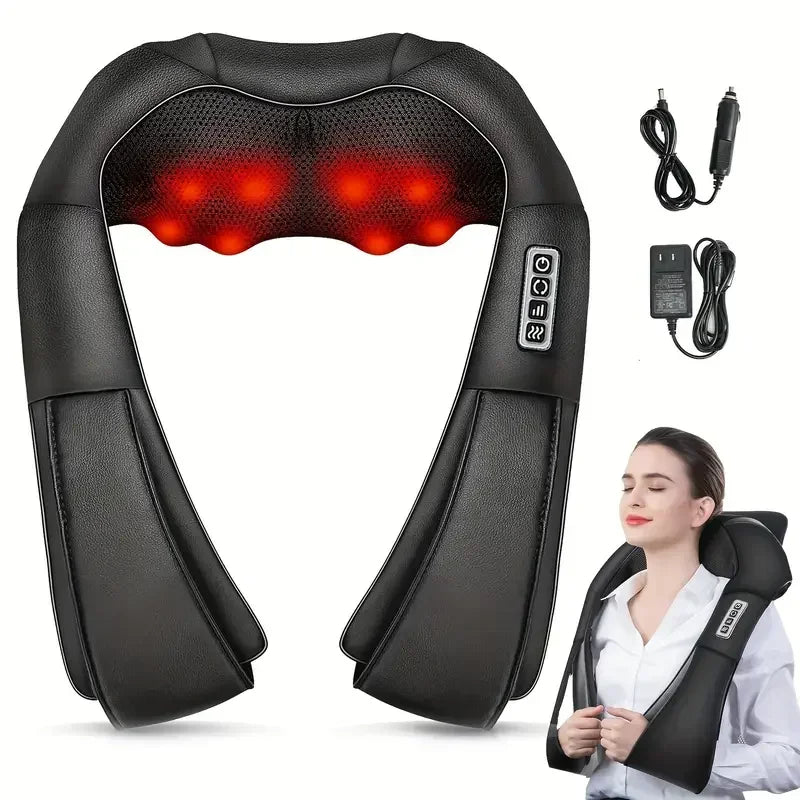 Shiatsu Neck and Shoulder Massager Heated Back Massager