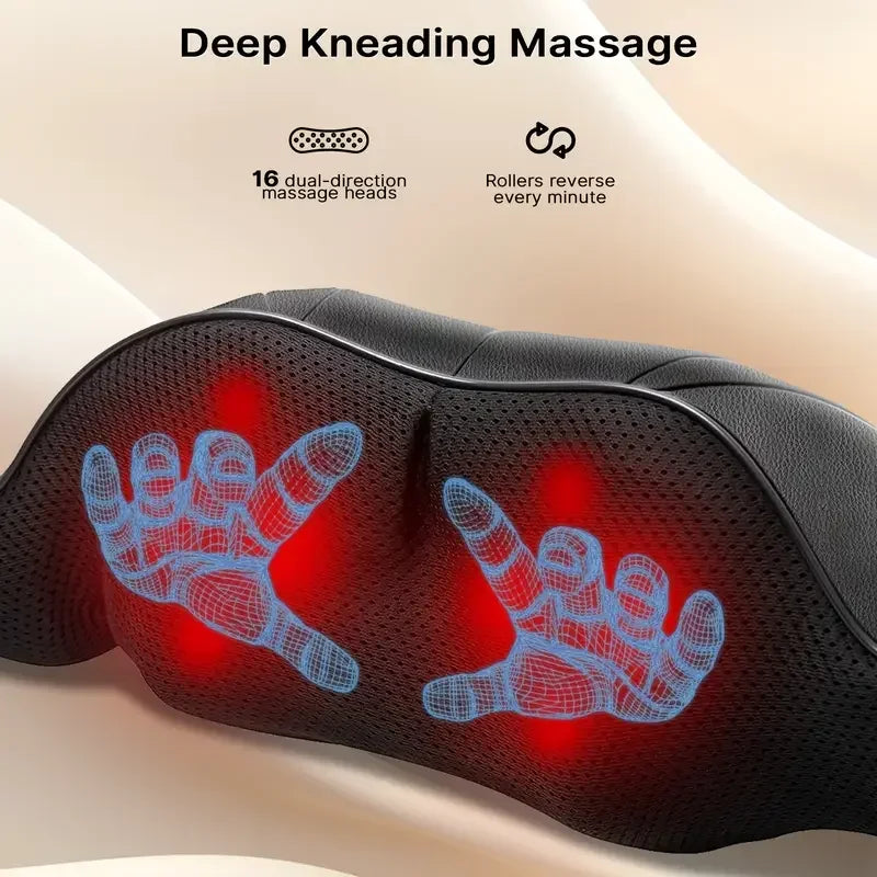 Shiatsu Neck and Shoulder Massager Heated Back Massager
