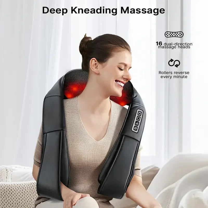 Shiatsu Neck and Shoulder Massager Heated Back Massager